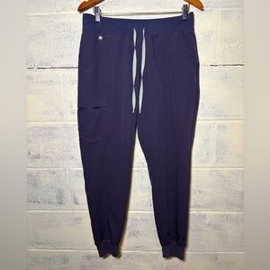 FIGS Zamora Jogger Scrub Pants in Purple size Large